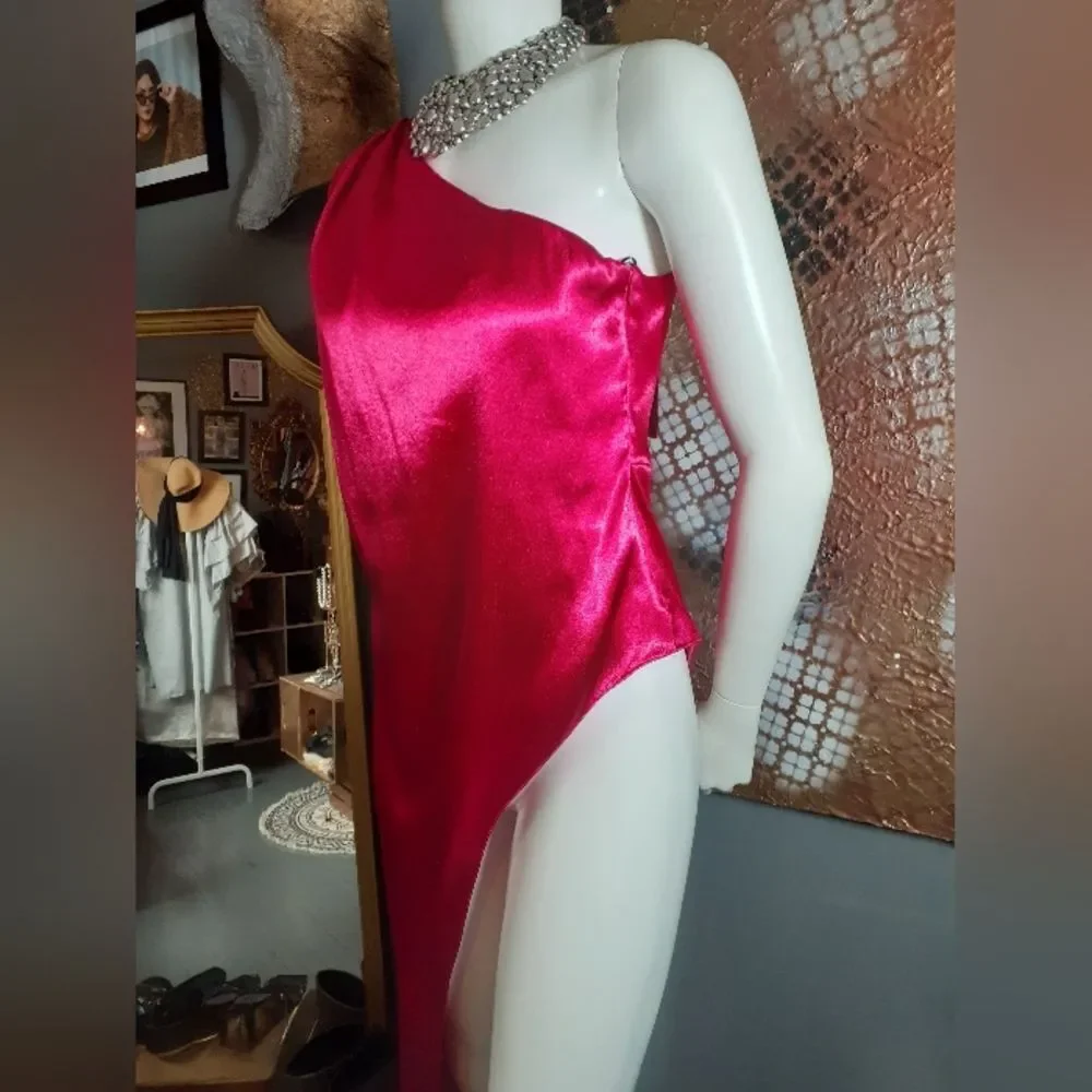 Zara Nwt Limited Edition Asymmetrical Satin Top - Picture 13 of 16